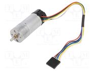 Motor: DC; with encoder,with gearbox; HP; 12VDC; 5.6A; 500rpm 