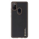 Dux Ducis Yolo elegant case made of soft TPU and PU leather for Samsung Galaxy M30s black, Dux Ducis