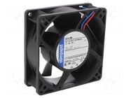 Fan: DC; axial; 24VDC; 92x92x32mm; 80m3/h; 35dBA; ball; 2650rpm EBM-PAPST