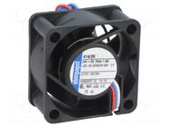 Fan: DC; axial; 24VDC; 40x40x20mm; 13m3/h; 29dBA; slide; 8100rpm EBM-PAPST