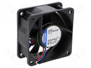 Fan: DC; axial; 12VDC; 60x60x25mm; 21m3/h; 16dBA; ball; 2500rpm EBM-PAPST