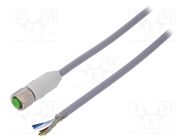 Connection lead; M12; PIN: 5; straight; 5m; plug; 60VAC; 7014; PVC MURR ELEKTRONIK