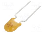 Fuse: PTC polymer; 250mA; THT BEL FUSE