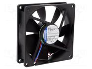 Fan: DC; axial; 24VDC; 92x92x25mm; 84m3/h; 32dBA; ball; 2700rpm EBM-PAPST