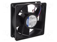 Fan: DC; axial; 24VDC; 127x127x38mm; 250m3/h; 51dBA; ball; 3650rpm EBM-PAPST