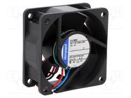 Fan: DC; axial; 24VDC; 60x60x25mm; 56m3/h; 43dBA; slide bearing EBM-PAPST