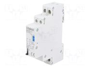 Relay: installation; bistable,impulse; NC + NO; Ucoil: 24VDC; BI ISKRA