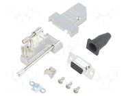 Connector: D-Sub; PIN: 15; plug; female; soldering; for cable; black ENCITECH