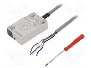 Sensor: capacitive; Range: 4÷25mm; 20÷250VAC; OUT: PNP / NO + NC CARLO GAVAZZI