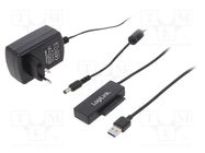 USB to SATA adapter; SATA plug,USB A plug; 5Gbps LOGILINK