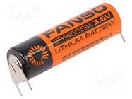 Battery: lithium; 14505; 3.6V; 2100mAh; Ø14.5x50.5mm FANSO