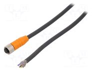 Cable: for sensors/automation; M12; PIN: 8; straight; 25m; plug OMRON
