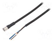 Cable: for sensors/automation; M8; PIN: 4; straight; Len: 10m; plug OMRON