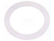 Gasket; polyetylene; Thk: 2mm; Øint: 54mm; Øout: 63mm; PG42; -30÷70°C HUMMEL