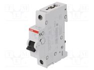 Circuit breaker; 230/400VAC; Inom: 6A; Poles: 1; Charact: D; 6kA ABB