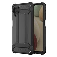 Hybrid Armor Case Tough Rugged Cover for Samsung Galaxy A12 / Galaxy M12 black, Hurtel