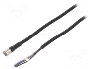 Cable: for sensors/automation; M8; PIN: 4; straight; Len: 2m; plug OMRON