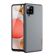 Dux Ducis Fino case covered with nylon material for Samsung Galaxy A42 5G gray, Dux Ducis
