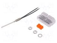 Sensor: fiber-optic; Range: 0÷420mm; IP67; Len: 2m; Housing: M6 PANASONIC