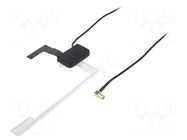 Antenna; 8dBi; DAB; 50Ω; black; 5VDC,12VDC; RG174; -40÷85°C PER.PIC.