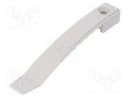 Holder; polyamide; light grey; Ømount.hole: 5.8mm; W: 20mm; L: 134mm OBO BETTERMANN