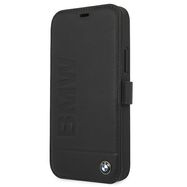 Etui BMW BMFLBKP12SSLLBK iPhone 12 mini 5,4" czarny/black book Signature, BMW