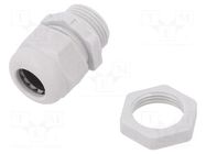 Cable gland; M20; 1.5; IP68; polyamide; light grey; V-TEC VM OBO BETTERMANN