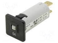 Circuit breaker; 240VAC; 48VDC; 6A; SPST; Poles: 1; T9-311-611; MCB SCHURTER