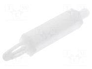 Assembly stud; polyamide; L: 25.4mm; screwed rod,snap fastener ESSENTRA