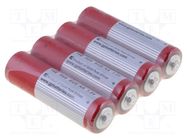 Battery: zinc-carbon; AA; 1.5V; non-rechargeable; 4pcs; POWERCELL GP