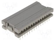 Connector: IDC transition; PIN: 28; DIL 15,24mm; IDC,THT; 1.27mm CONEC