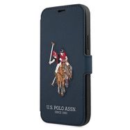 US Polo USFLBKP12MPUGFLNV iPhone 12/12 Pro 6,1" granatowy/navy book Polo Embroidery Collection, U.S. Polo Assn.