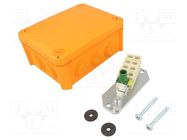 Enclosure: junction box; X: 116mm; Y: 150mm; Z: 67mm; IP66; orange OBO BETTERMANN