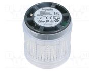 Signaller: lighting; LED; white; 24VDC; 24VAC; IP65; Ø60mm; -25÷50°C SCHNEIDER ELECTRIC