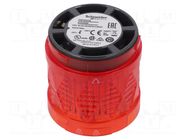Module: light signaller; red; LED; 24VDC; 24VAC; IP65; Ø60mm SCHNEIDER ELECTRIC