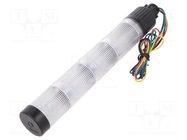 Signalling column; red/amber/green/blue; LED; 24VDC; IP44; ABS QLIGHT