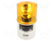 Signaller: lighting-sound; 24VDC; siren,rotating light; LED; IP54 QLIGHT