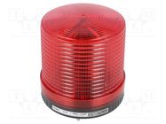 Signaller: lighting; flashing light; red; S100; 24VDC; IP44; 616mA QLIGHT