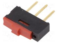 Switch: slide; Pos: 2; SPDT; 0.5A/12VDC; ON-ON; THT; Leads: straight Nidec Copal Electronics