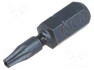 Screwdriver bit; Torx® with protection; T10H; 1/4" C.K