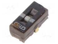 Switch: slide; Pos: 2; SPDT; 0.1A/6VDC; ON-ON; SMT; Leads: J-Bend Nidec Copal Electronics