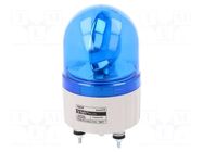 Signaller: lighting; rotating light; blue; S80; 24VDC; IP44; 310mA QLIGHT