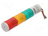 Signalling column; red/amber/green; LED; 24VDC; IP23; ST56L; ABS QLIGHT