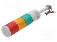 Signaller: signalling column; LED; red/amber/green; 24VDC; IP23 