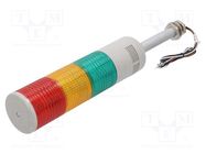 Signaller: signalling column; LED; red/amber/green; 24VDC; IP23 QLIGHT