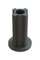 FIBER REEL STACKING PILLAR, 16MM, BLACK