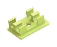 ADHESIVE CABLE CLIP, YEL, 0.177", PA 6.6
