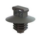 FIR TREE CABLE TIE HOLDER, NYLON 6.6/BLK