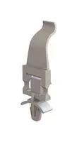 SPRING CLIP, HINGED, NYLON 6.6, NATURAL