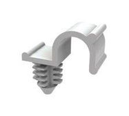 CABLE CLAMP, PUSH IN, NYLON 6.6, NATURAL